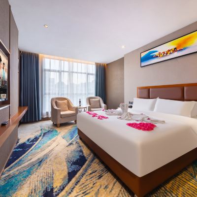 情侶主題大床房（温馨浪漫+優美安靜） 雲浮金杏酒店優惠