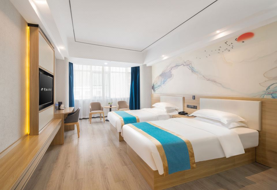 雅致双床房（暖气开放+手机投屏）