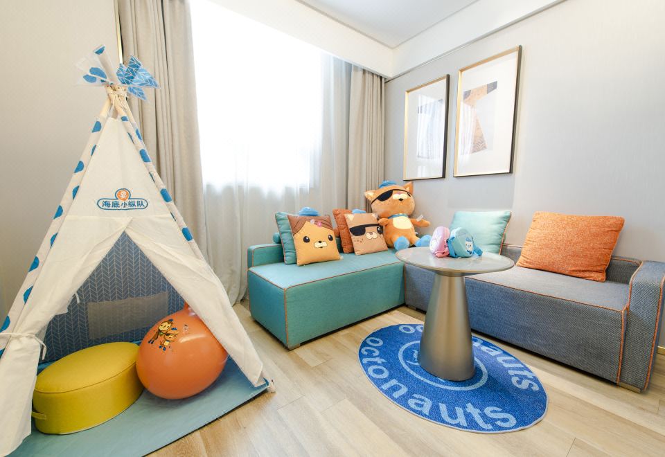 海底小縱隊親子套房（一室一廳-卡通主題帳篷）