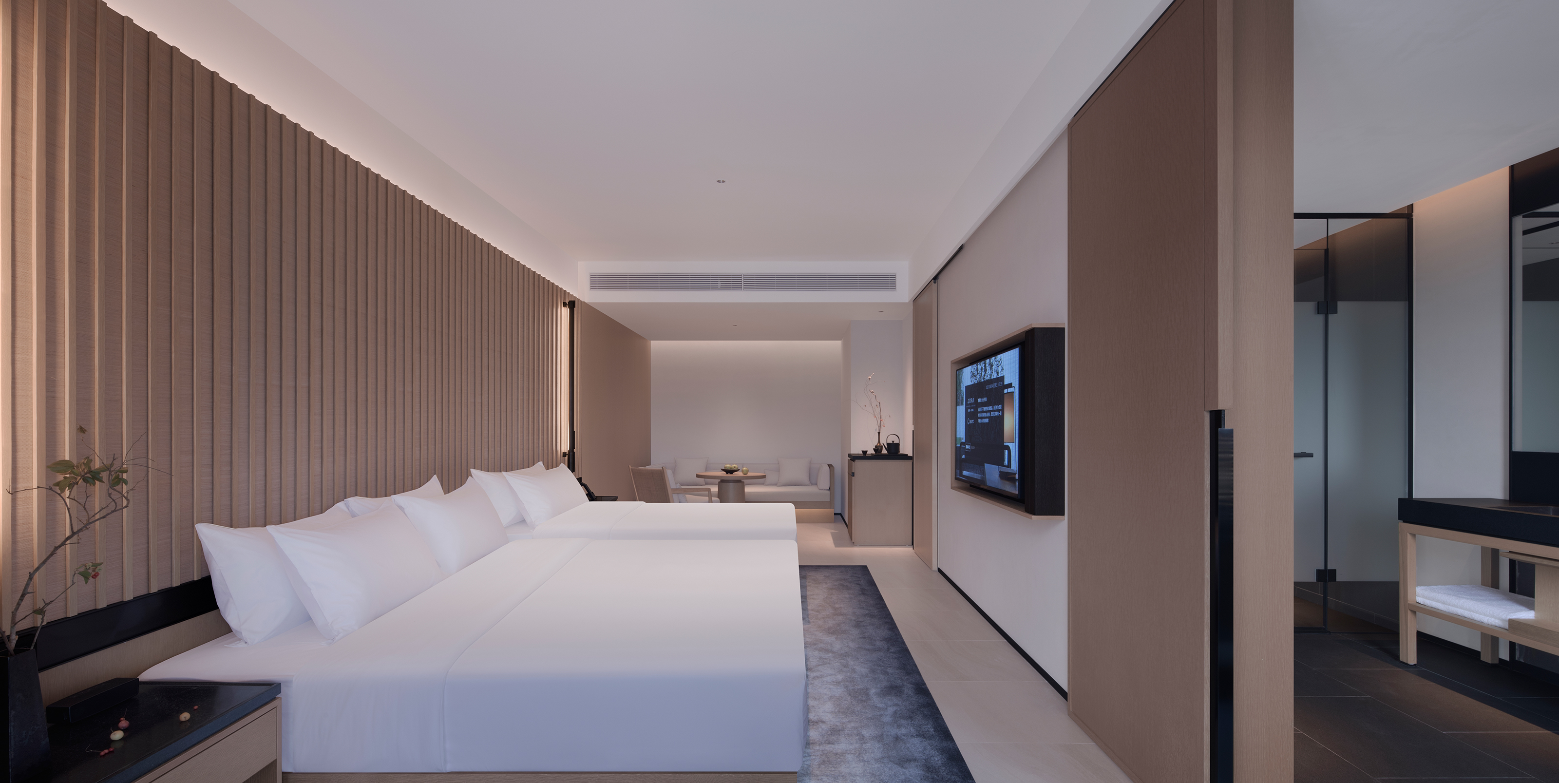 独享庭院双床房-浴缸·戴森吹风机+私密空间