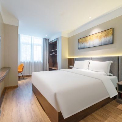 長樂未央大床房+出行方便+安心睡眠 西安途悅飯店（鐘鼓樓回民街店）優惠