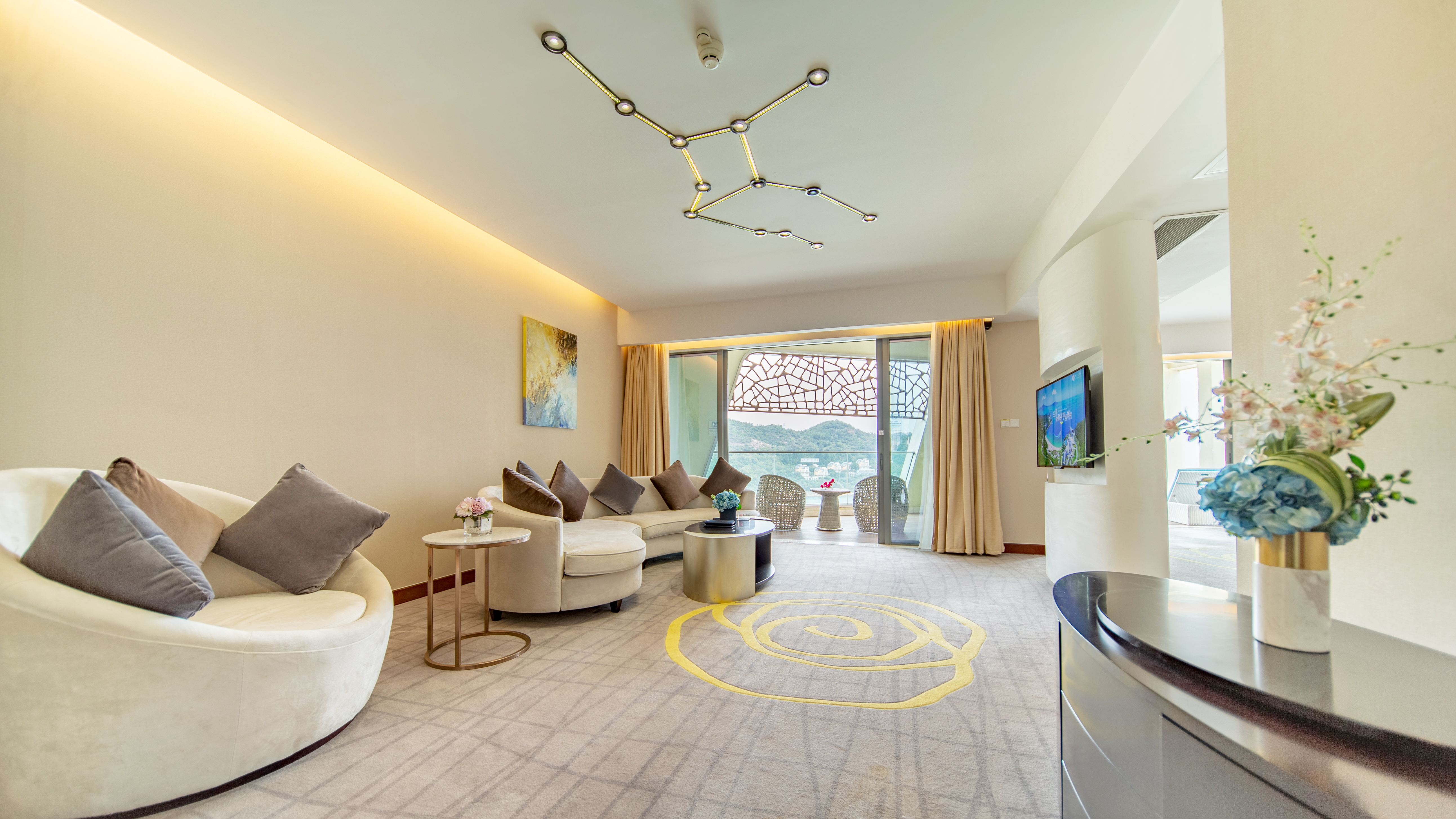 开放式海景套房