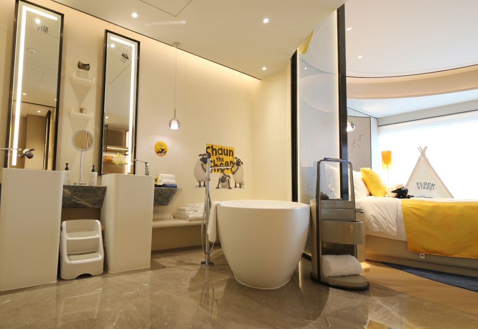 小羊肖恩主题房大床房