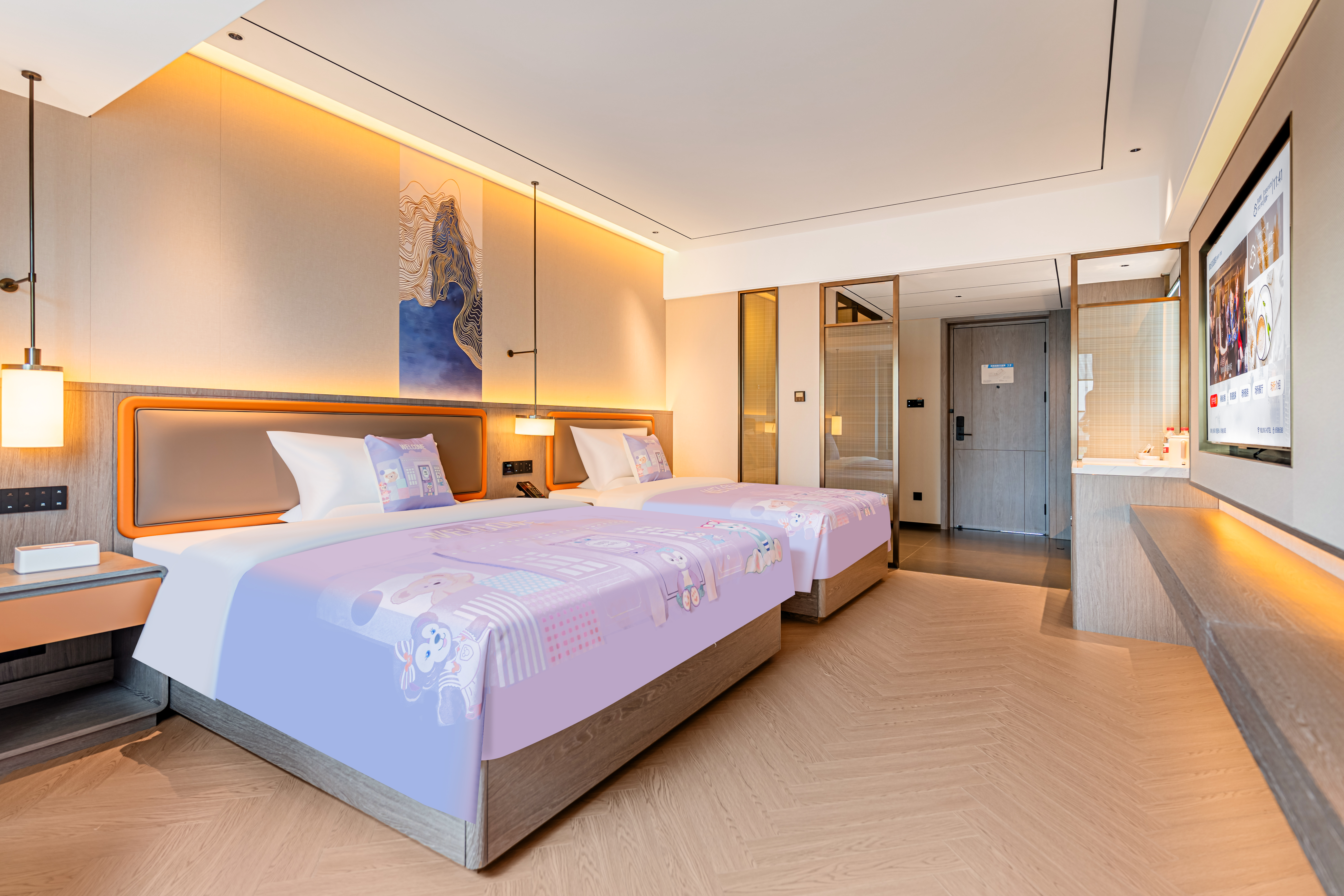 花园亲子主题双床房（小童帐篷+智能客控+mini吧）