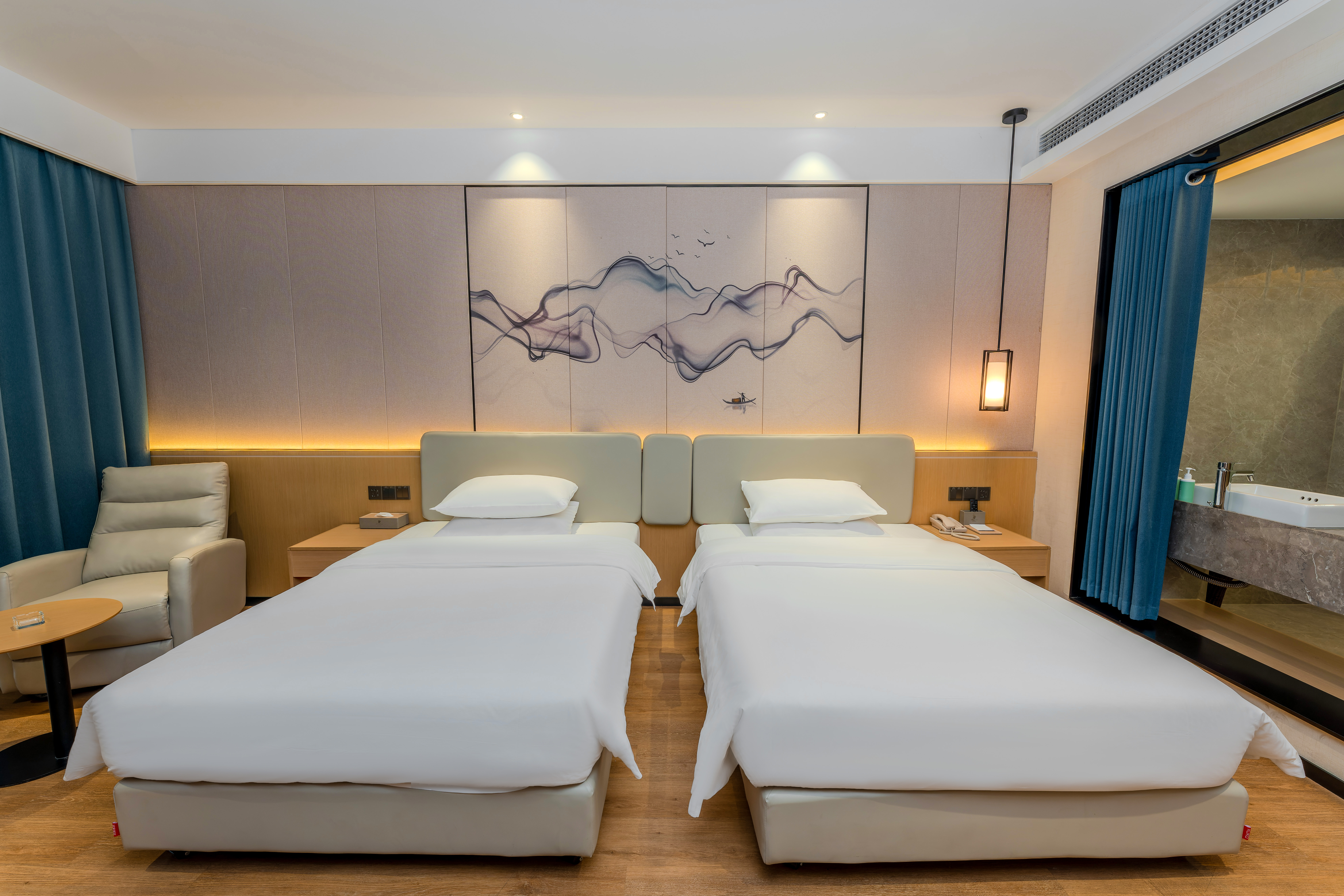 曼享舒适双床房（阳光露台）