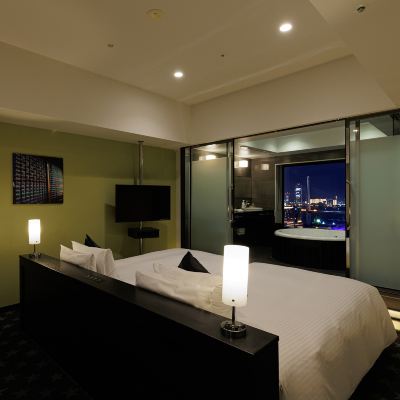 パークビュールーム［ビューバスタイプ］（プレミアムスーペリアフロア） ザ パークフロントホテル アット ユニバーサル・スタジオ・ジャパン クーポン