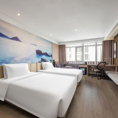 雅緻雙床房（小冰箱＋城市景觀） 深圳南山科技園科苑路亞朵飯店優惠