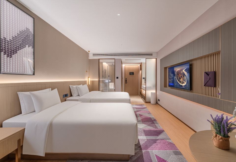 商务双床房（智能客控,电视投屏，慕思床垫）