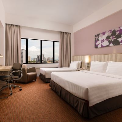 家庭房 檳城雙威喬治市酒店 （檳城對抗新冠肺炎認證）優惠