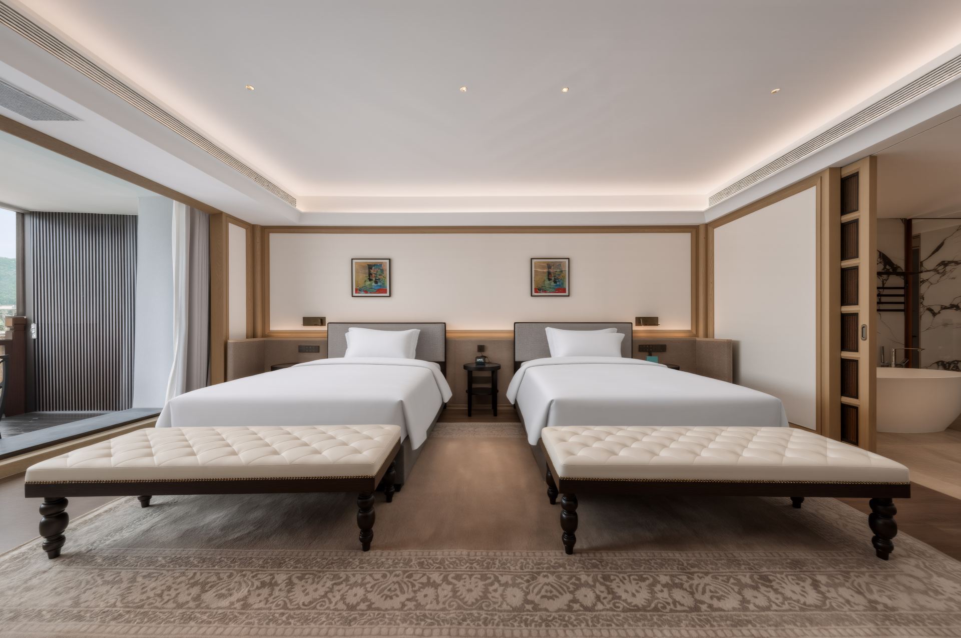 Guanlan Lake-View Twin Room