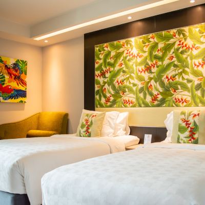 三葉草風格雙床房 曼谷客萊福雅秀飯店優惠