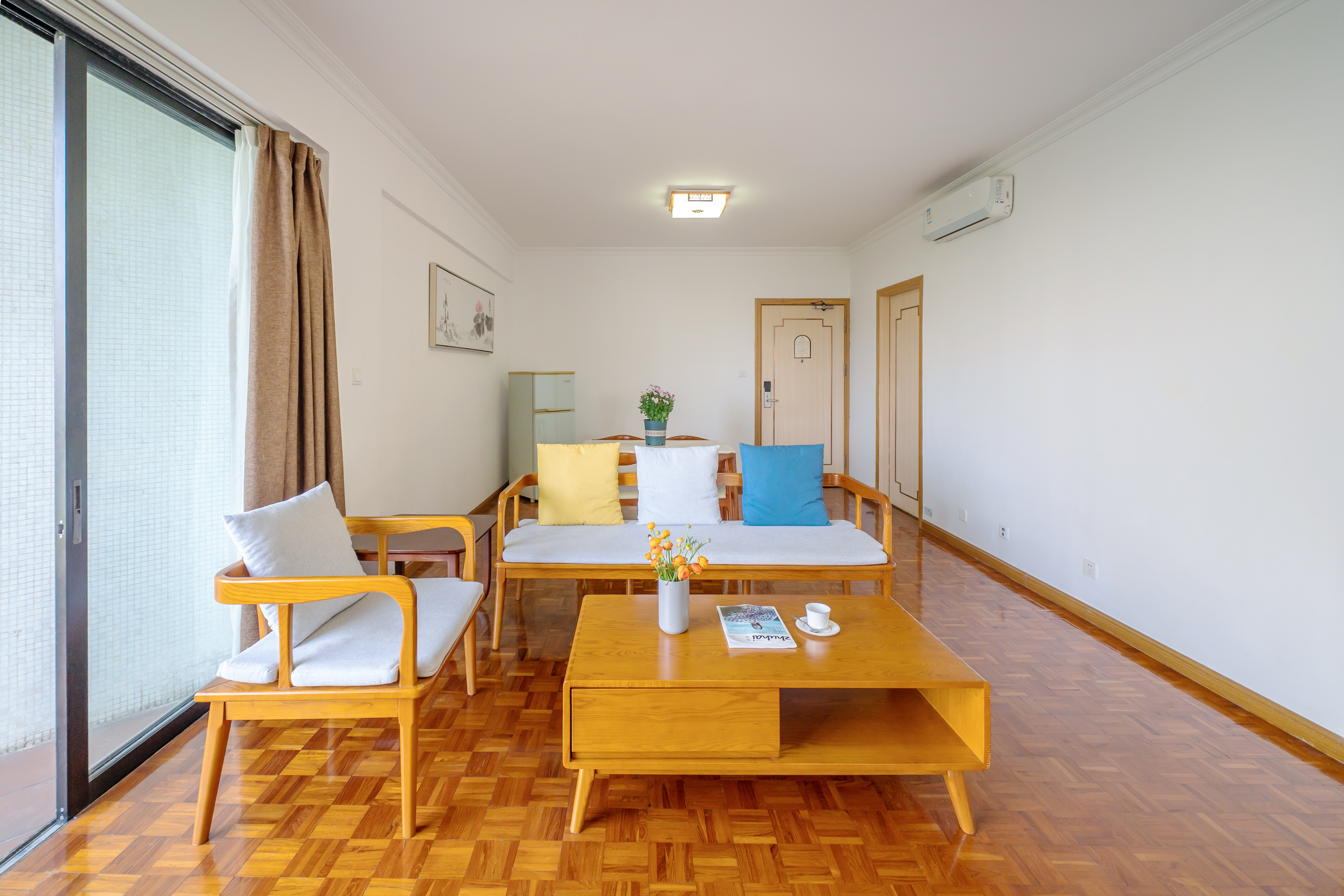 庭院舒适两房一厅三床套房