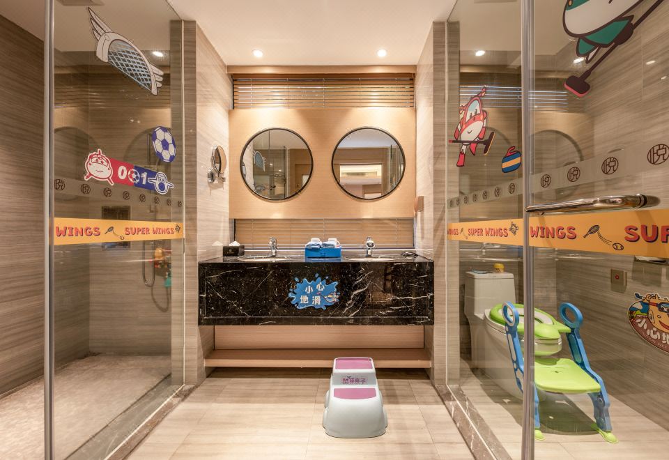 Yuetianxia Hot Spring HotelSuper Wings Starry Sky Duplex Hot Spring Two-Bedroom Villa - Garden Tub