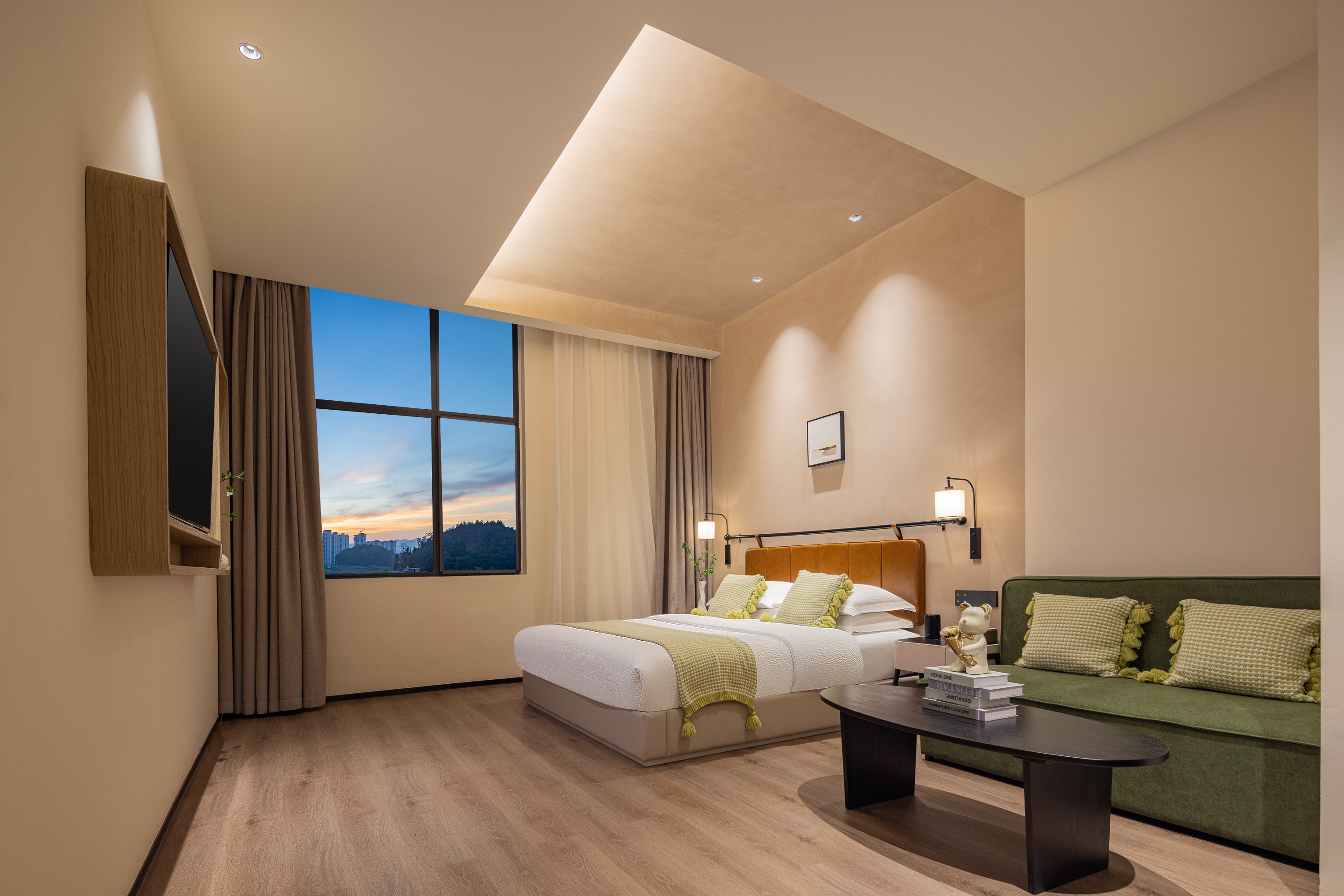 臻選-零壓景觀大床房（智能客控+智能馬桶+乾濕分離+超大空間+山景雲海）