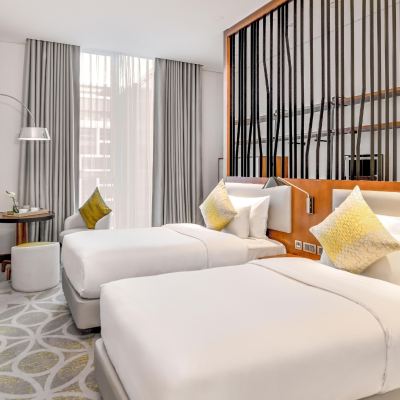 豪華雙床房 杜拜機場美爵酒店公寓優惠