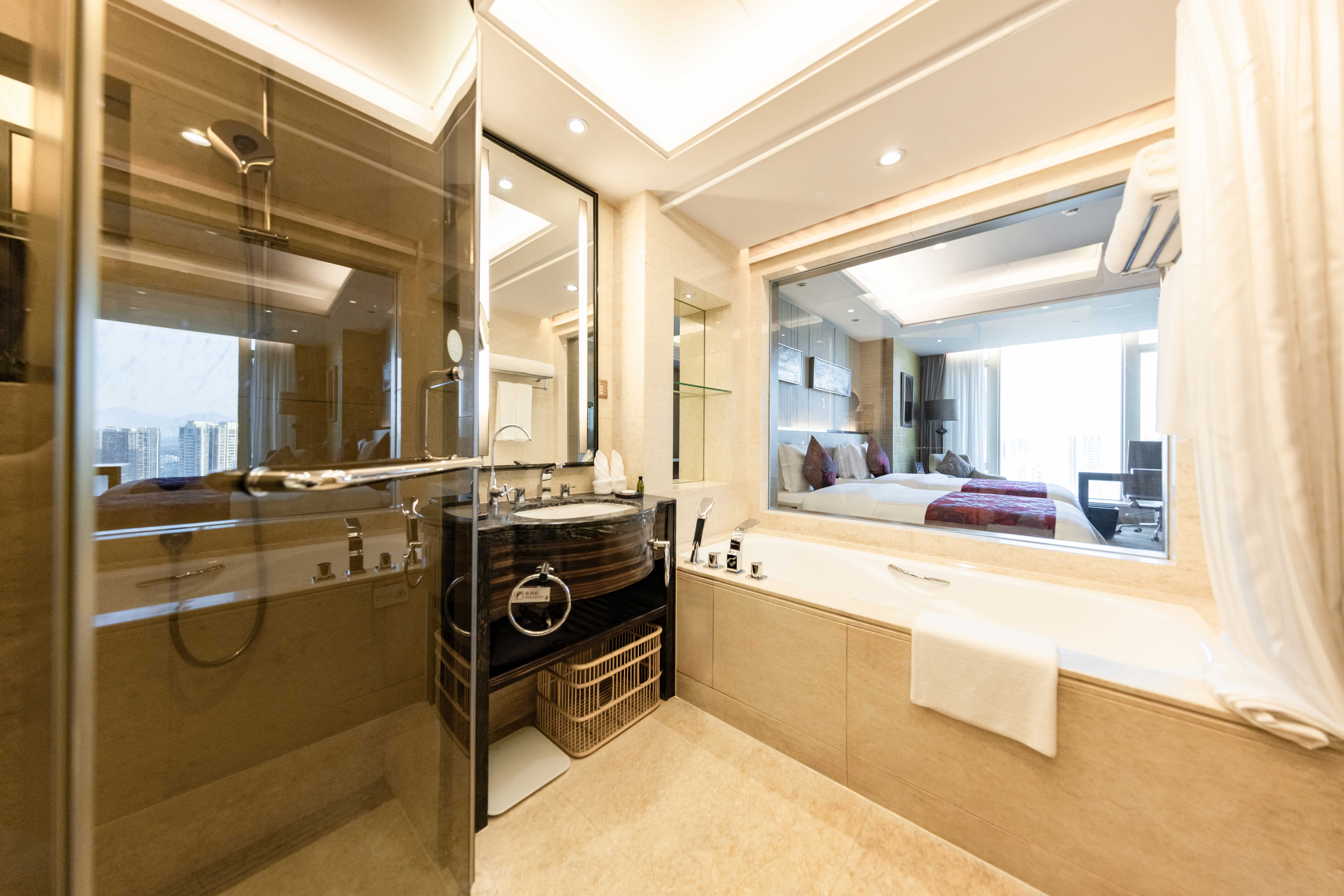 Shenzhen YANGBANGLANGYUE International HotelCity View Twin Room