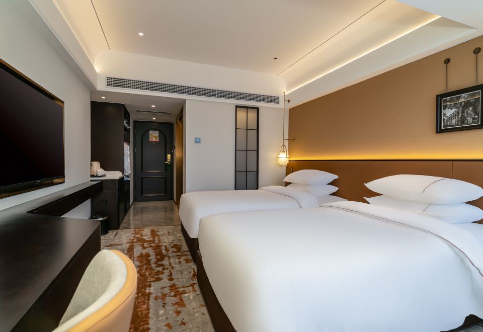 粤雅双床房-奢睡体验+享太空记忆棉床垫