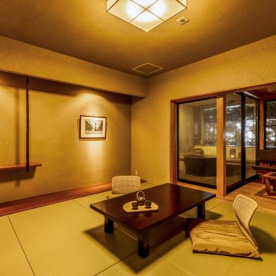 【禁煙】スーペリア露天風呂付和室3名定員 内風呂なし(眺望なし) 湯快リゾート 湯原温泉 輝乃湯 クーポン