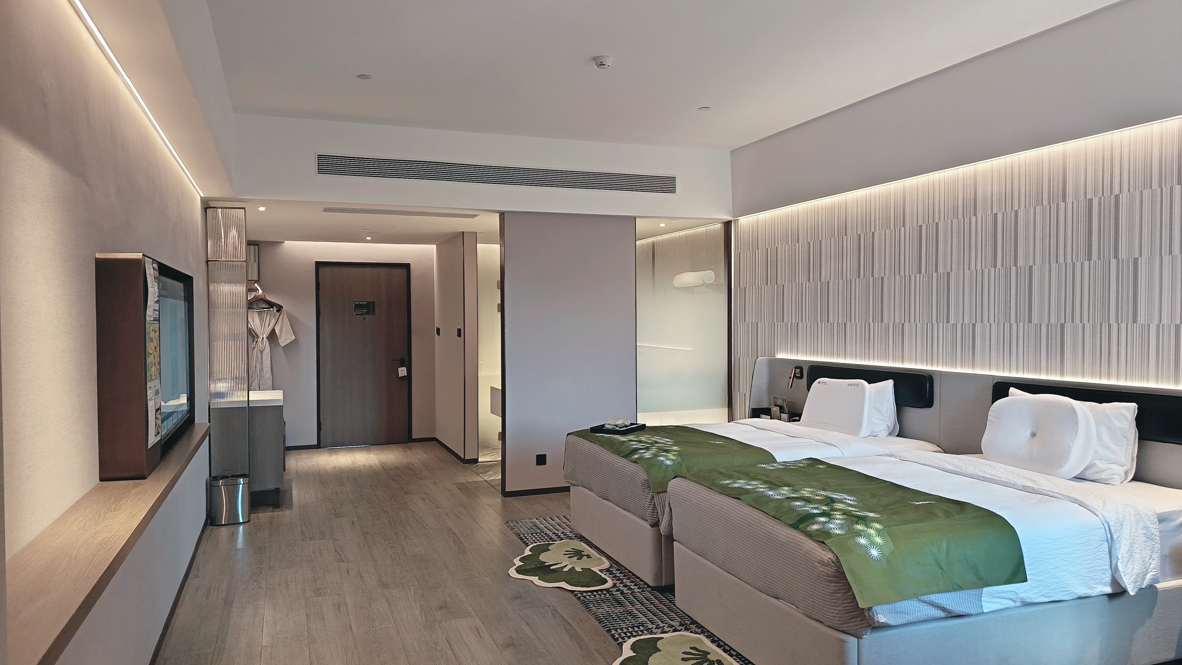 舒睡双床房（按摩助眠床垫+护颈深睡枕头+舒睡锦囊）