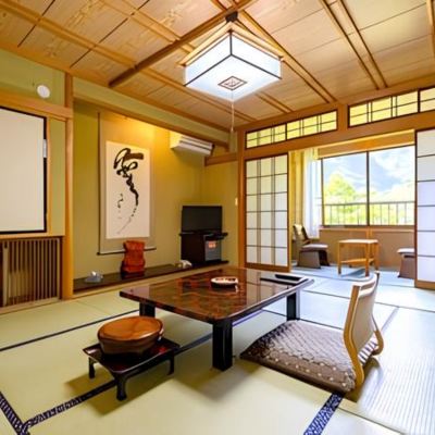 【北アルプス一望】和室１０畳(洗浄トイレ付）禁煙 旅館　焼乃湯（やけのゆ） クーポン