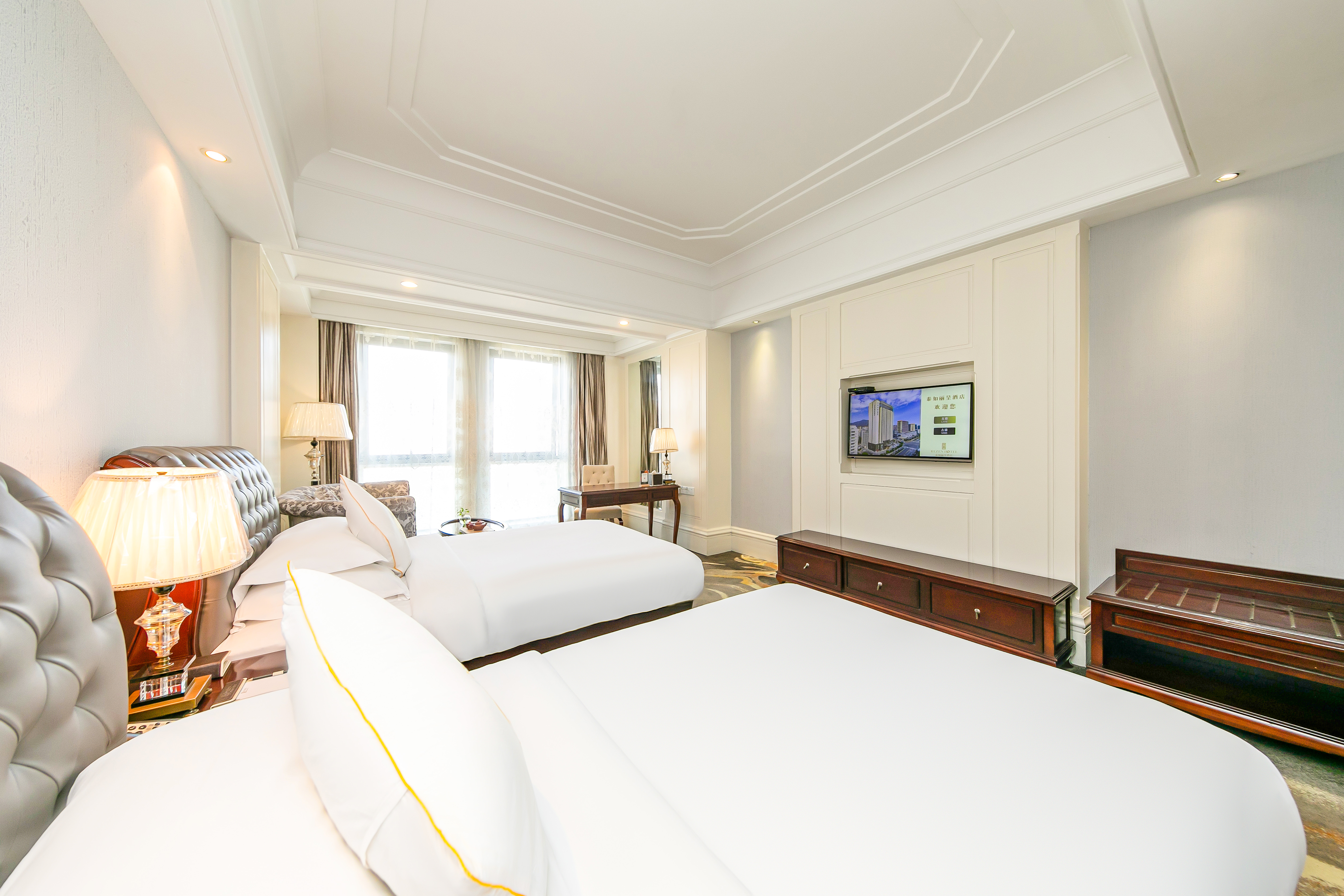 Rezen Hotel Zhoushan Tairu丽呈旅居双床房