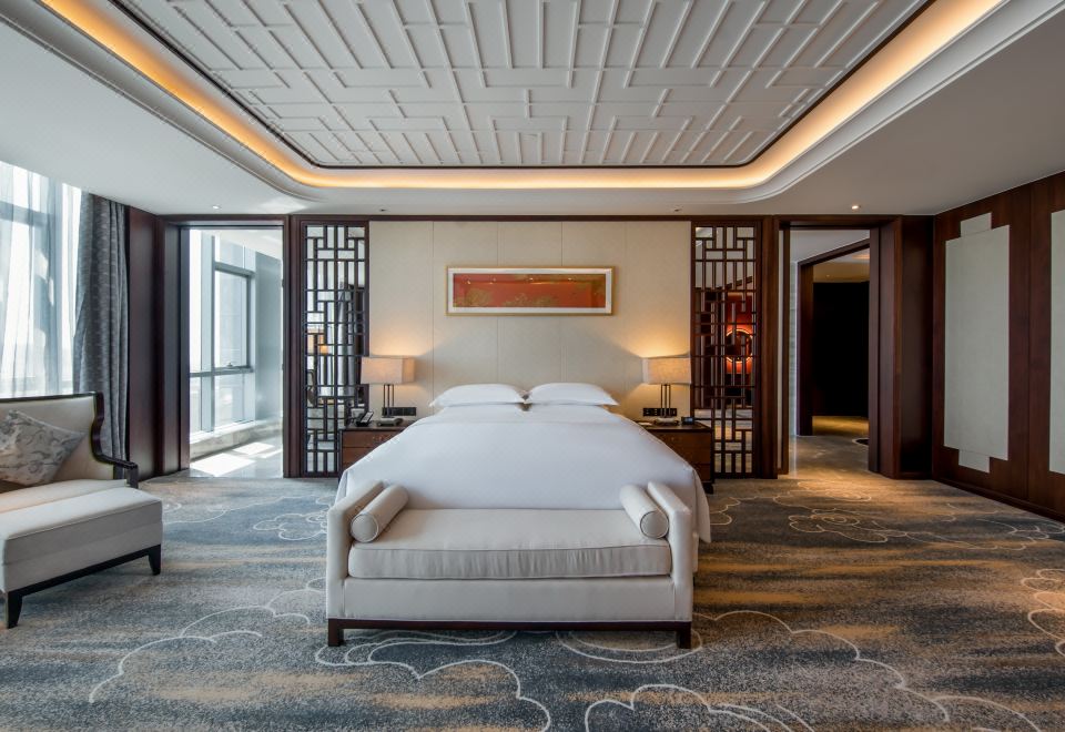 总统度假套房【高楼层落地窗】