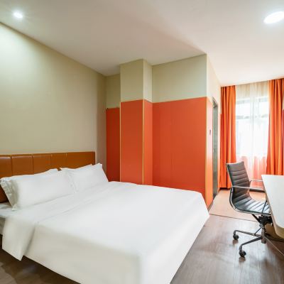 尚美廈門大床房（明亮視野+舒睡好眠+溫馨舒適） 廈門海島鷺嶼飯店（廈大雙子塔店）優惠