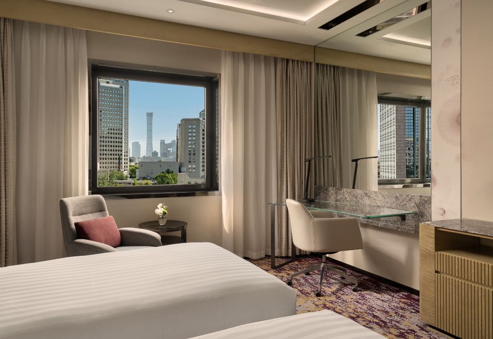 行政河景雙床房