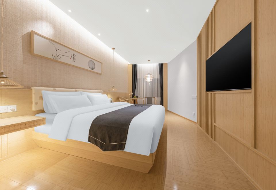 咏兰居大床房 | 智能投屏 | 释压床垫