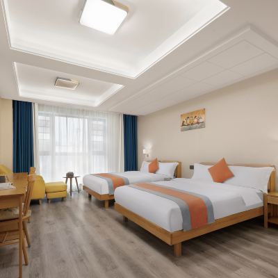 雲舍臻享雙床房（無空調有靜音塔扇-小冰箱-NAM床墊） 昆明雲陌精品飯店（北辰地鐵站欣都龍城店）優惠