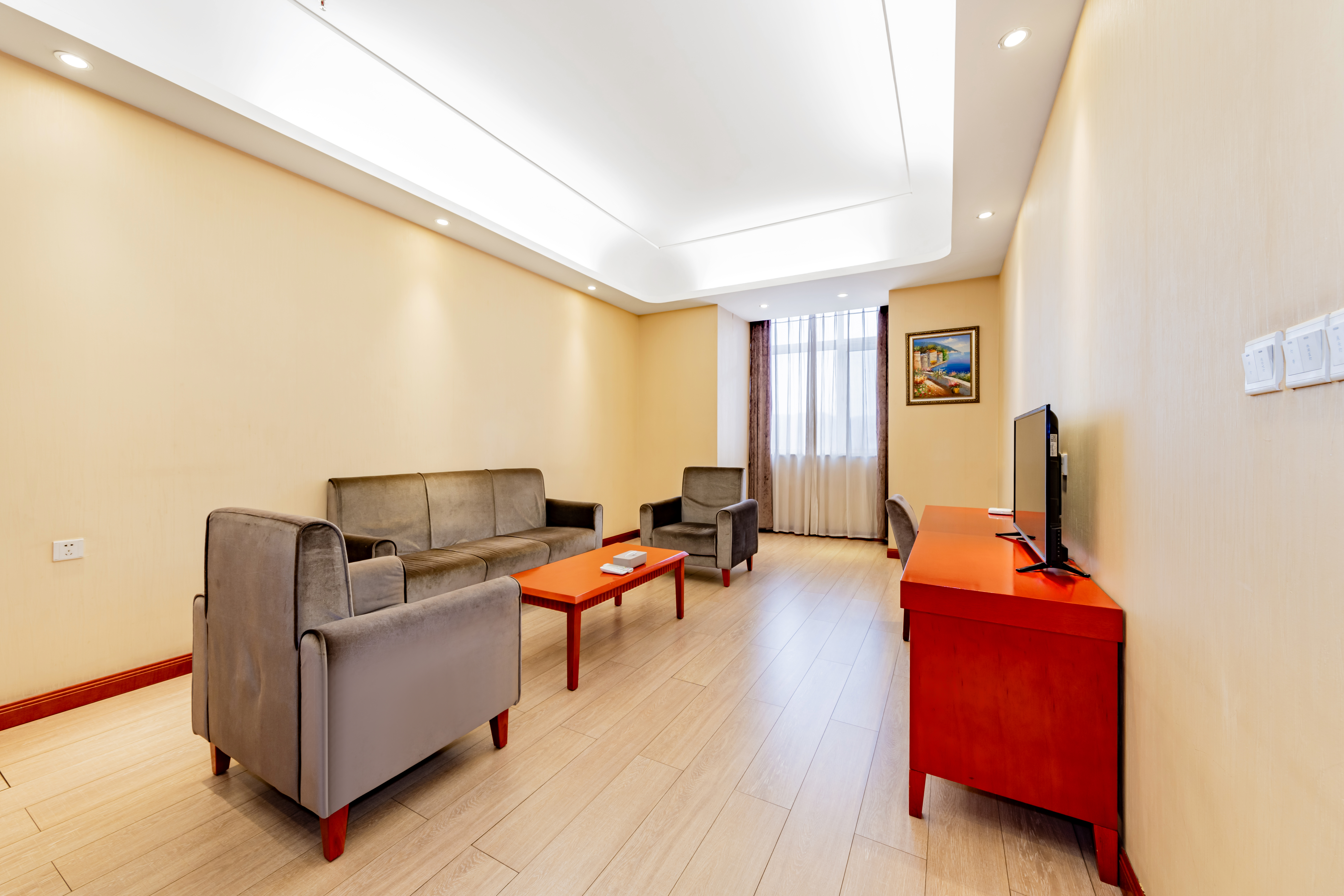 豪华套房【高空观景山景】【荞麦皮.记忆棉枕芯】