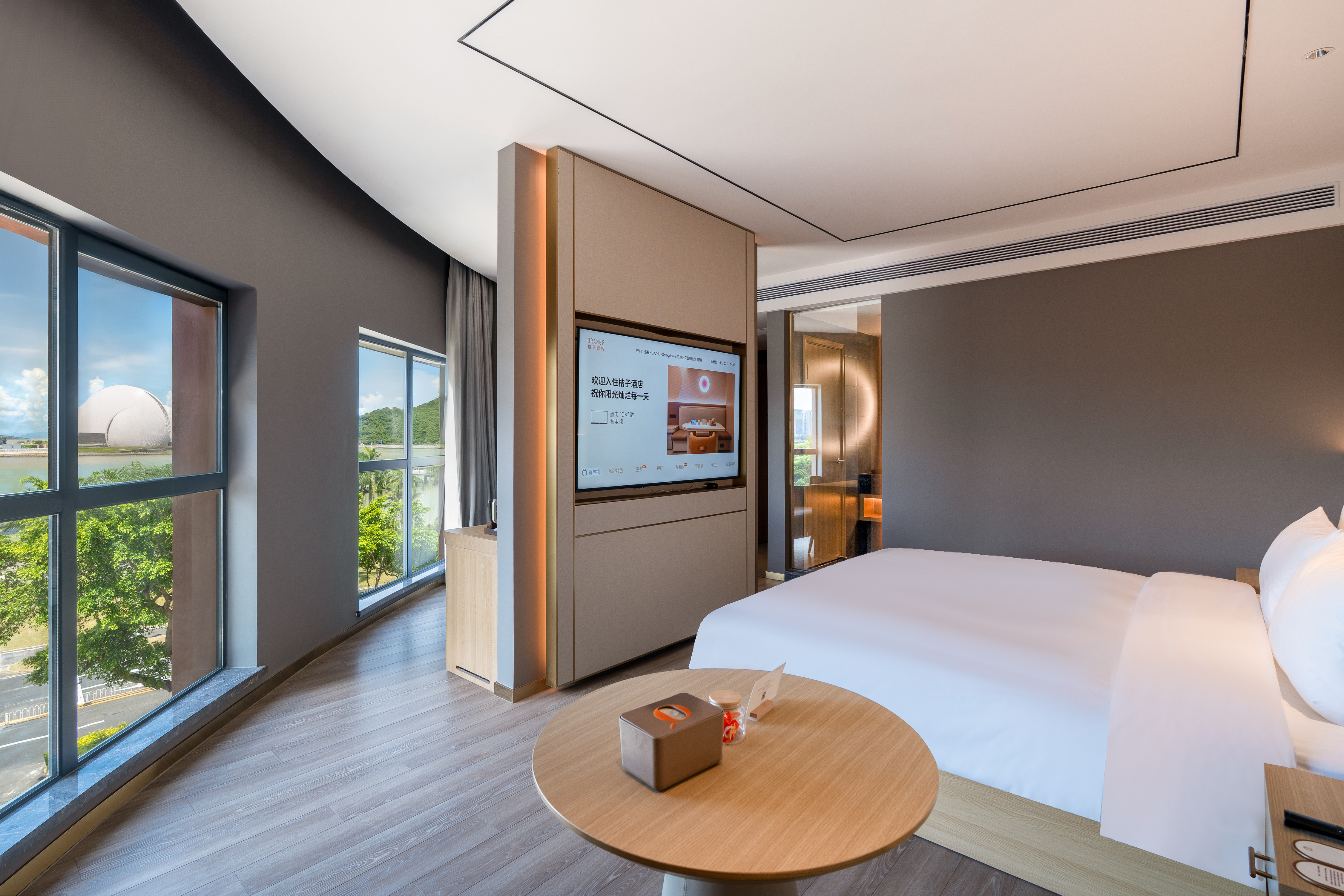 日月贝海景行政大床房（智能客控+冰箱＋65寸电视）