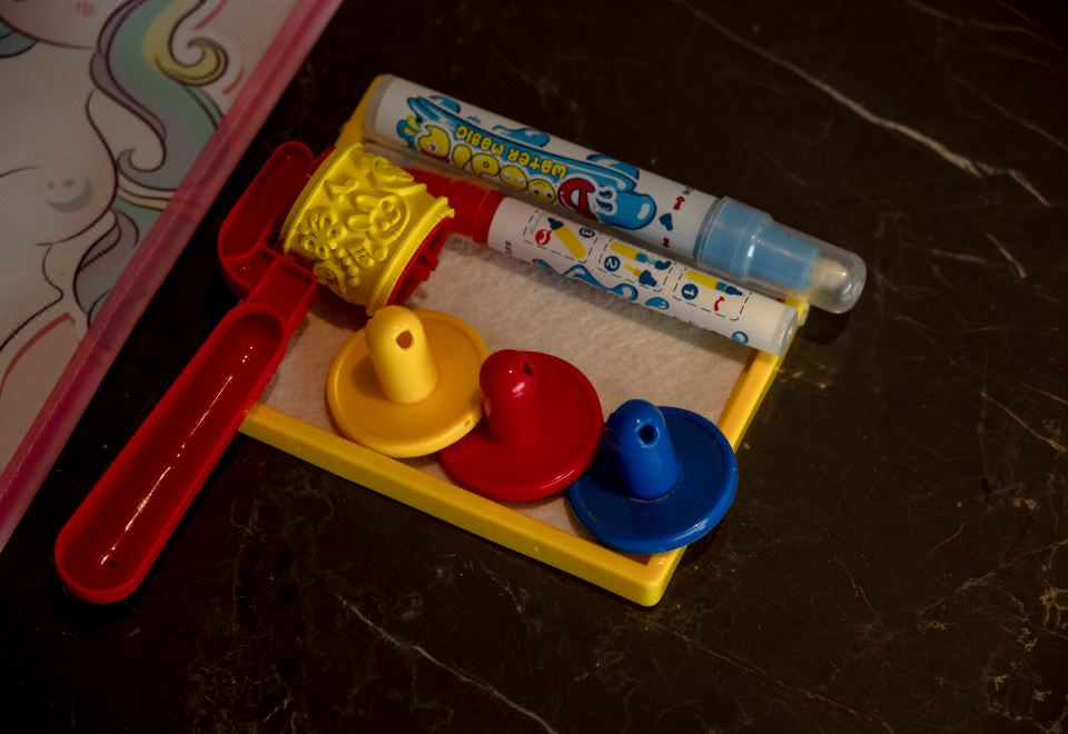 童趣幸运鼠亲子双床房（城景视野?亲子玩乐区）