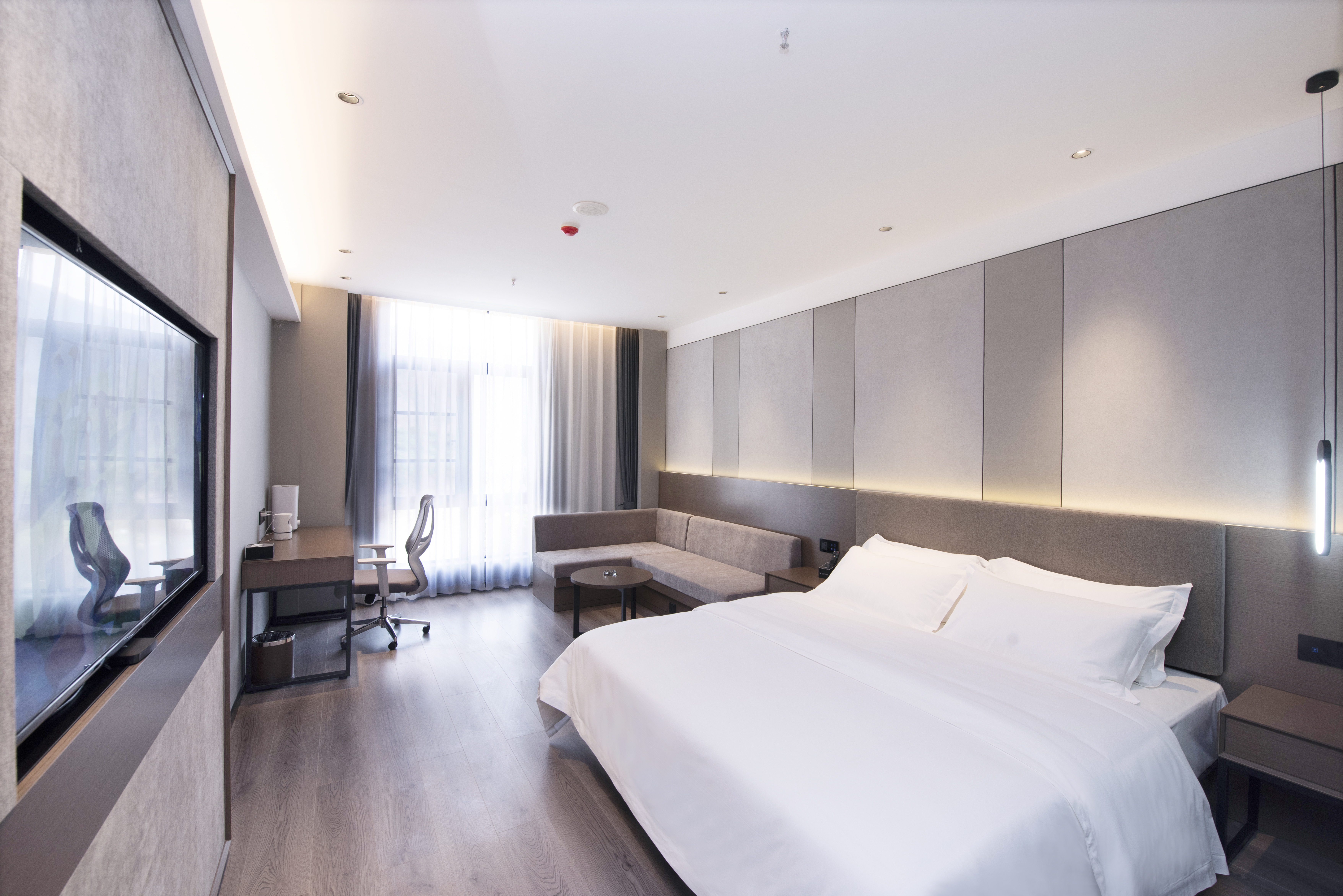 江景豪华大床房（智能加湿器+品质床品+乾湿分离）