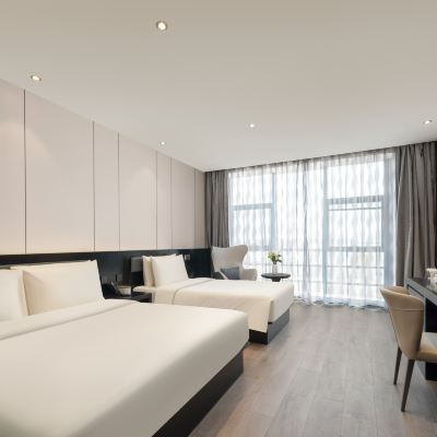 幾木家庭雙床房（投屏電視+亞朵記憶枕+小冰箱） 上海國際旅遊度假區野生動物園亞朵X飯店優惠