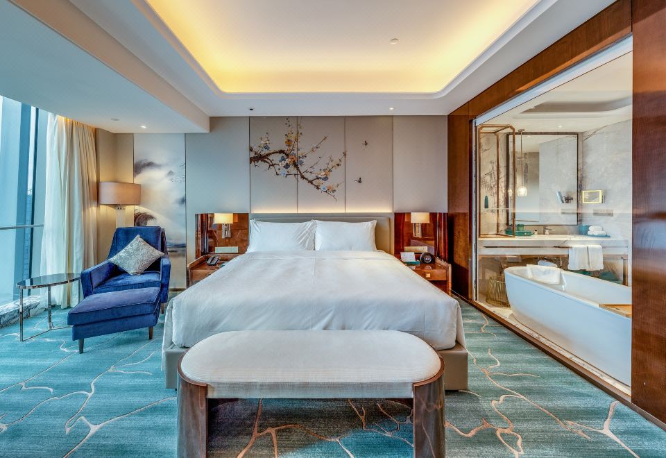 Na Lotus Hotel NanningSkyscraper Star-Gazing Night View Deluxe Double Bed Room