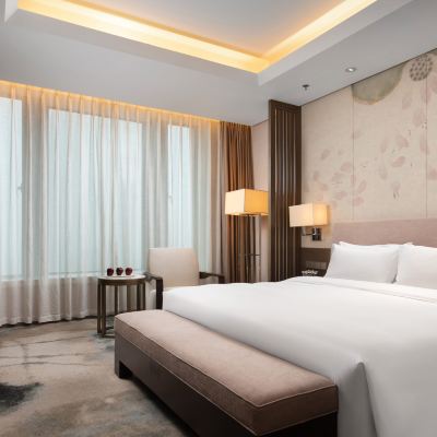 安睡套房丨安睡音波枕+AI空氣懸浮床墊+戴森吹風機+夢幻泡泡浴 武漢萬科君瀾酒店優惠