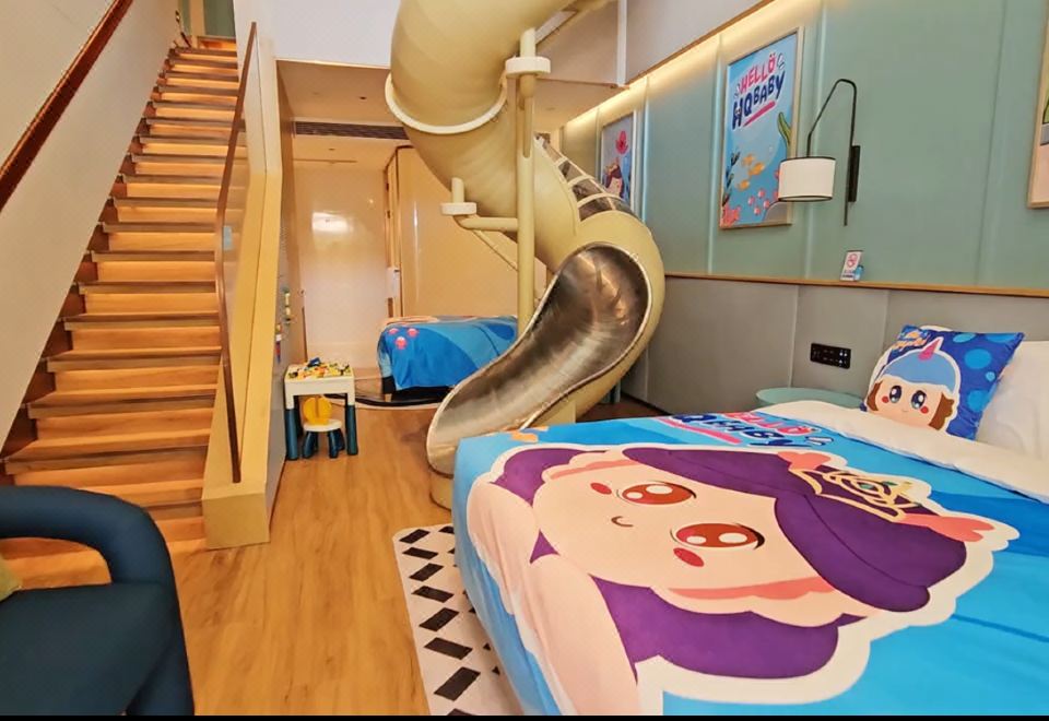 海泉寶貝主題温泉親子複式房（MINI吧+乳膠枕+私湯）