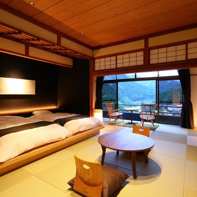 Annex Standard Floor Deluxe, Japanese-Western Mixed With Bath, Mountain View,Matsunoma みはらしの宿　杉乃家 クーポン