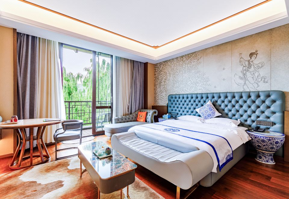 Deluxe Lake-View Double Bed Room (with Terrace + Full House Smart Home System + Tv Projection + Negative Ion Generator)