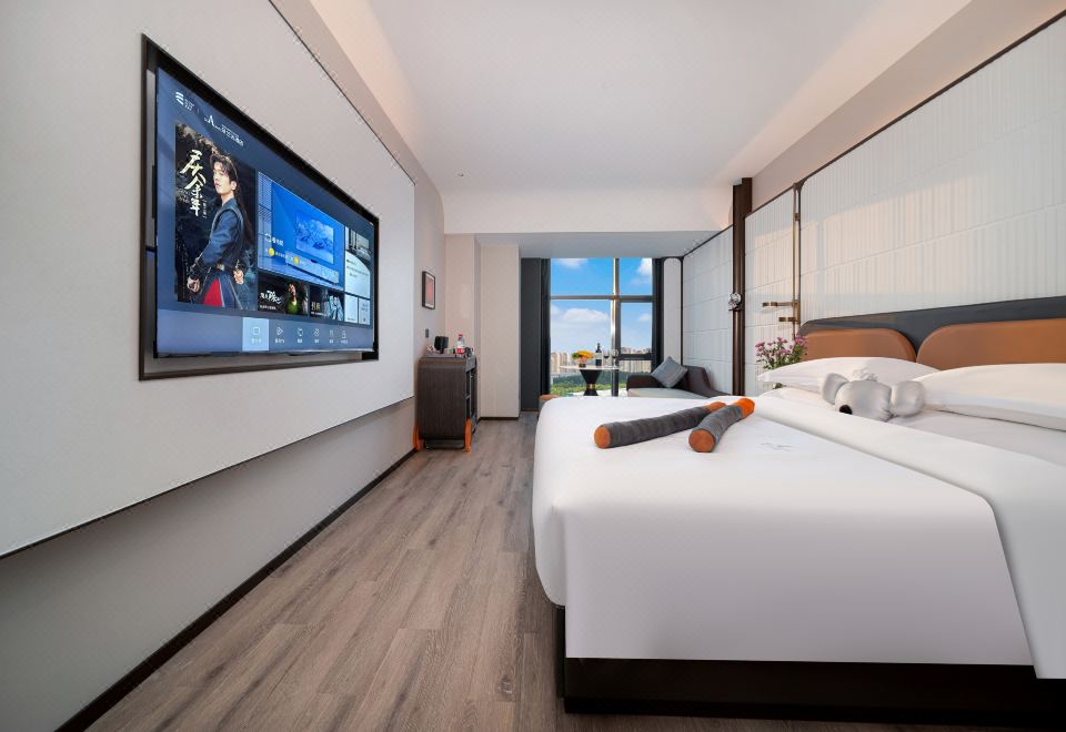 零壓智能語音城景大床房（全屋智能+一線城景+落地窗）