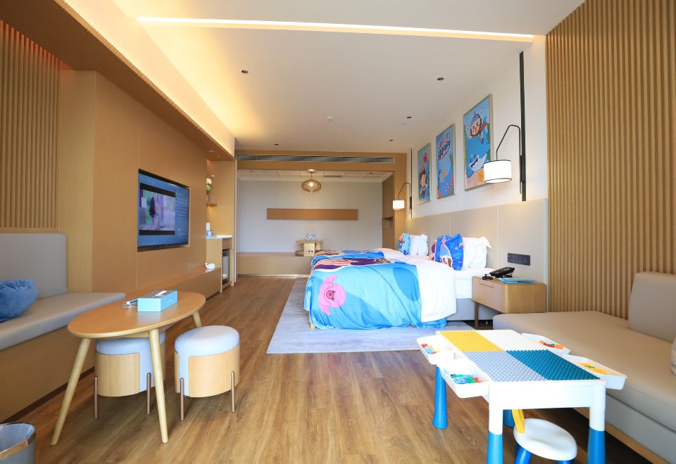 海泉寶貝主題雙床套房（智能客控+MINI吧+天然乳膠枕）