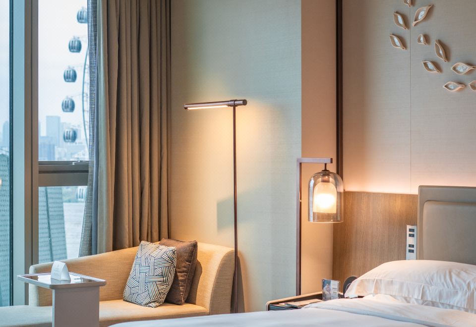 江景双卧连通房