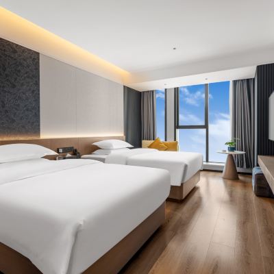 商旅雙床房（智能小愛管家+深睡眠零壓床+舒適親膚羽絨被） 昆明華顧飯店（長水國際機場鉑港現代廣場店）優惠