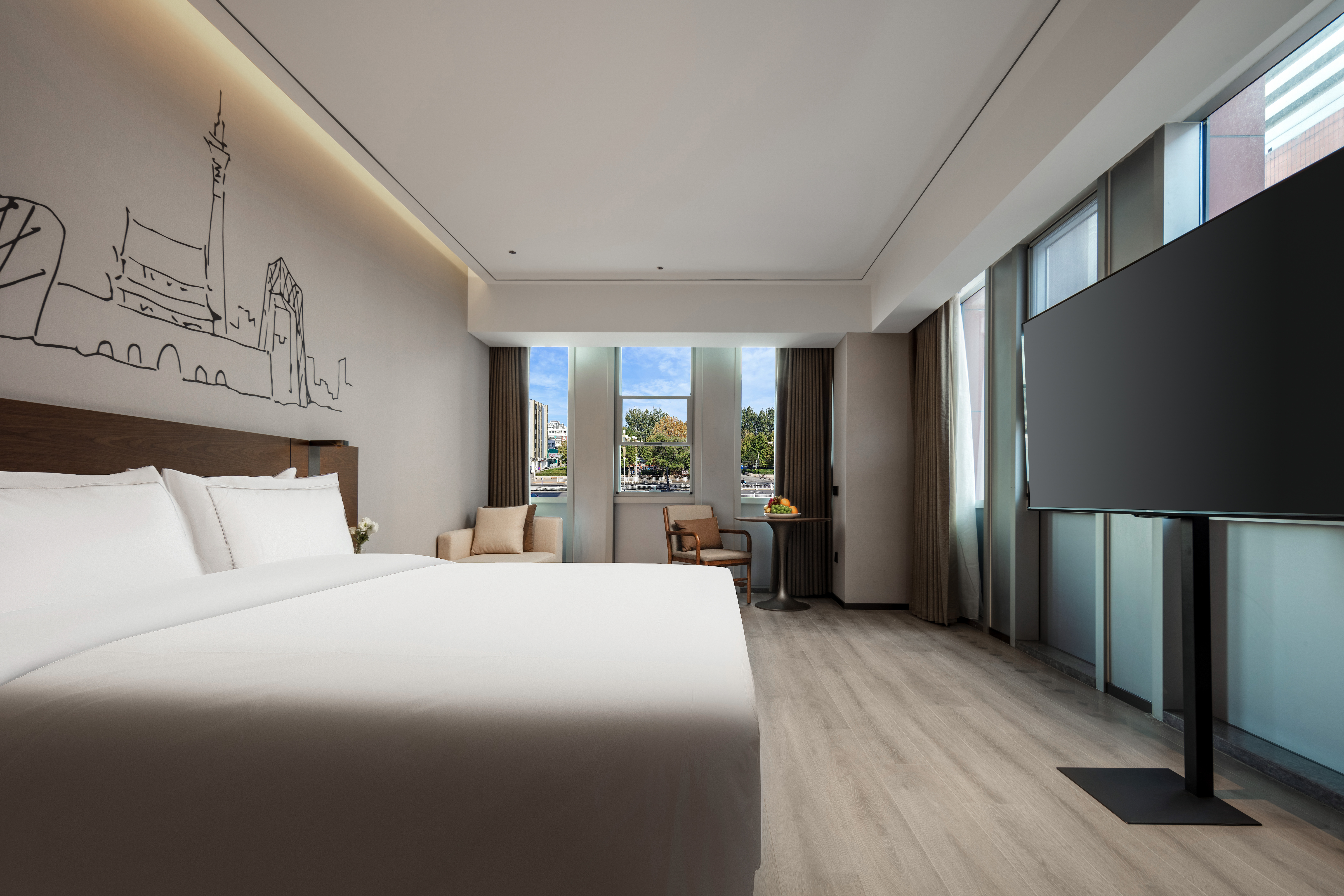 行政大床房（皮爷胶囊Coffee机+智能客控+丝涟床垫）