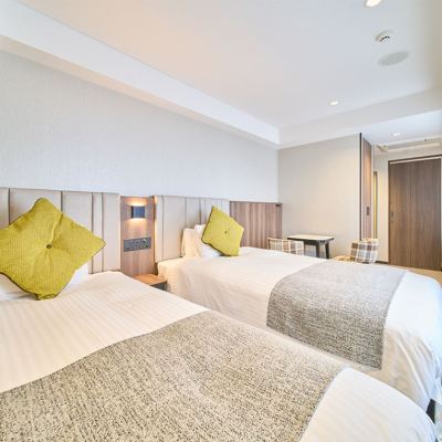 禁菸 高級雙床房-適宜3人入住 ♪ 城景 名鐵新大阪站東口飯店優惠