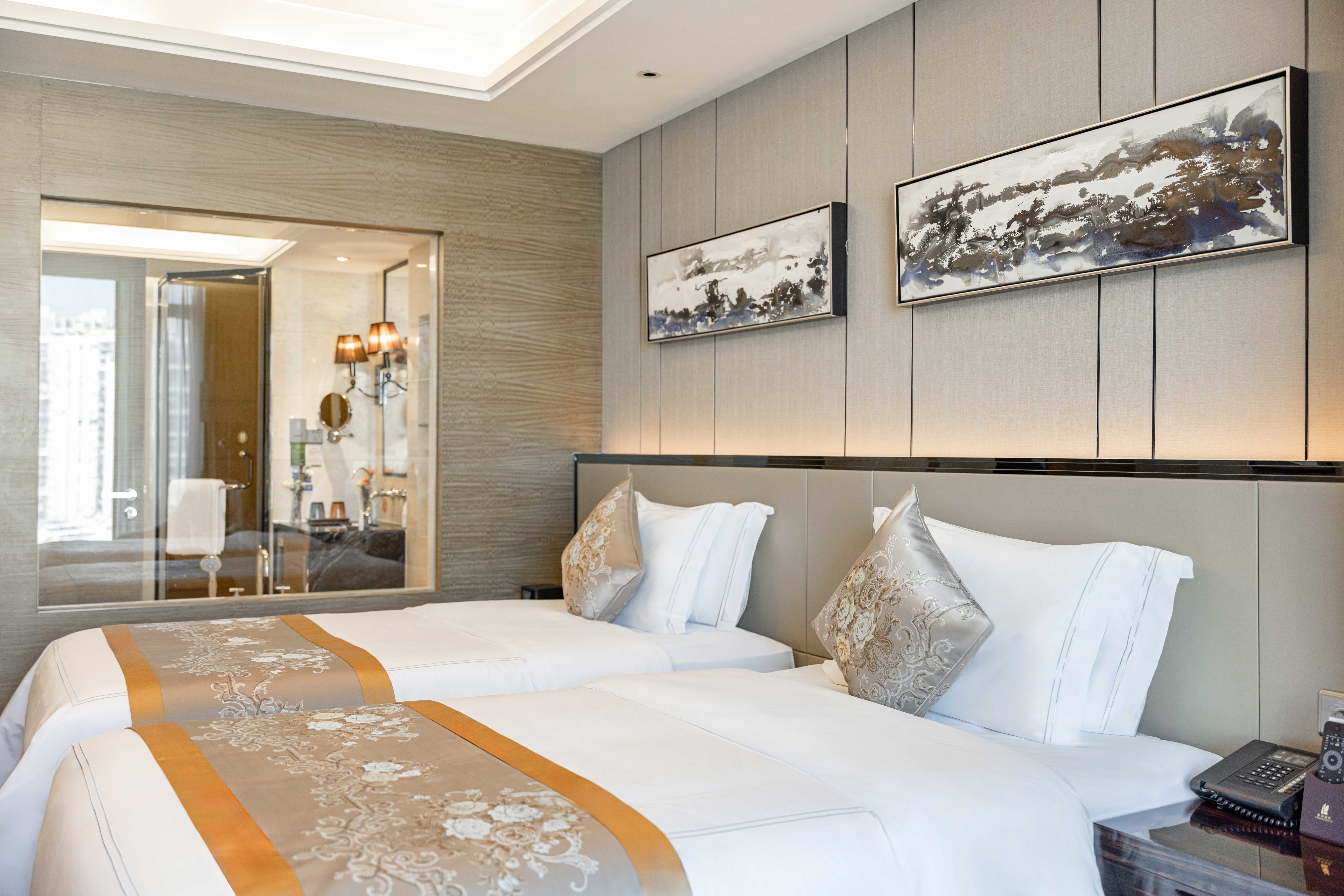 Shenzhen YANGBANGLANGYUE International HotelCity View Twin Room