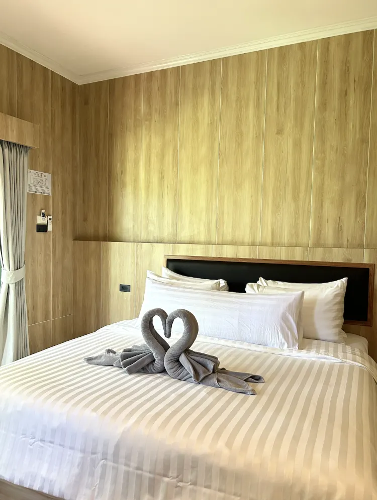 ห้องวิวสวนพร้อมเครื่องปรับอากาศ