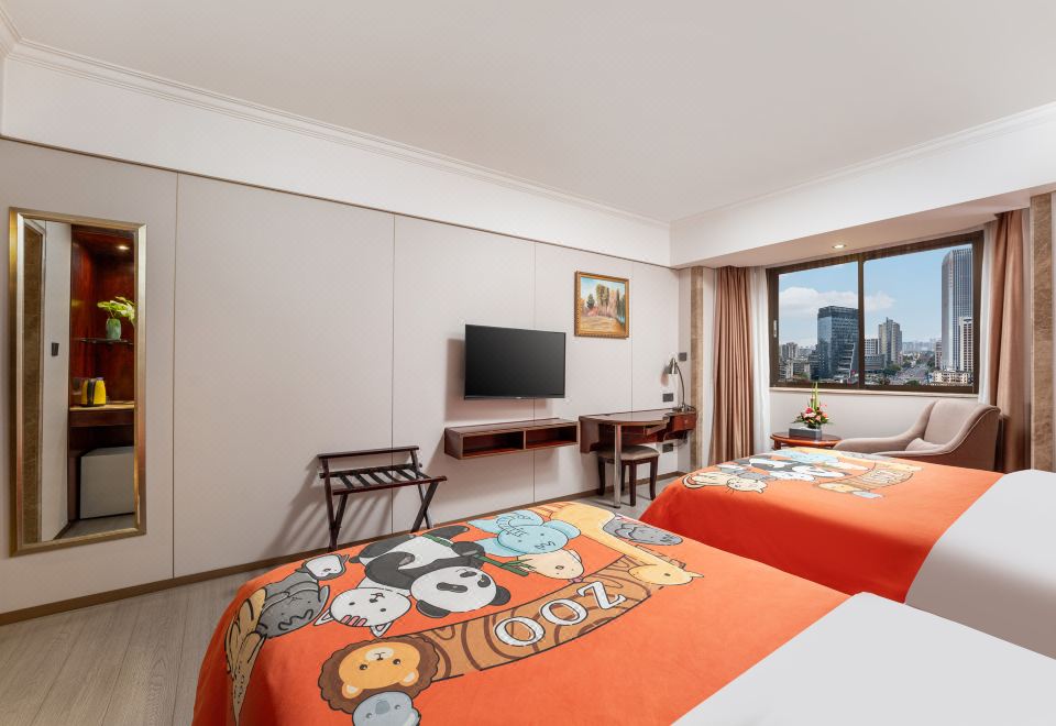 行政子母房（高空城景·温馨和睦·冰箱）