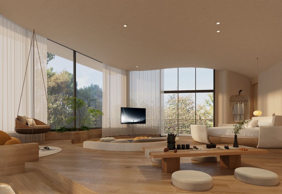 Wuhan Chengjian Senbo Nature Park & Resort HotelPumpkin-themed 3-bedroom Nonsmoking Villa